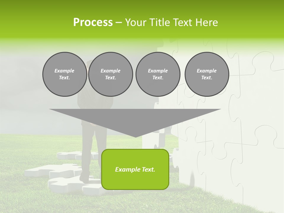 Abstract Fit Help PowerPoint Template
