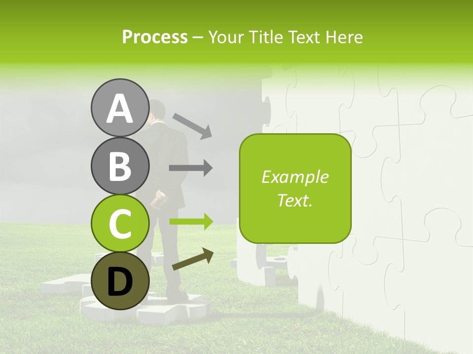 Abstract Fit Help PowerPoint Template