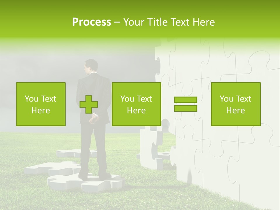 Abstract Fit Help PowerPoint Template