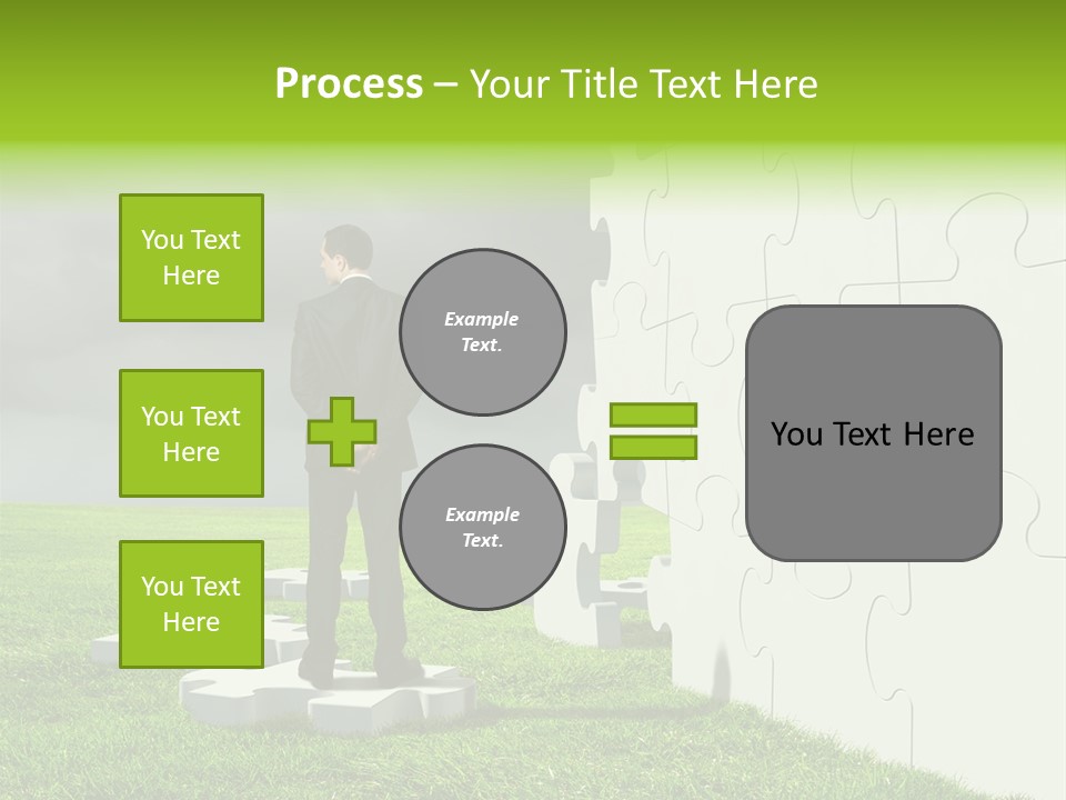 Abstract Fit Help PowerPoint Template