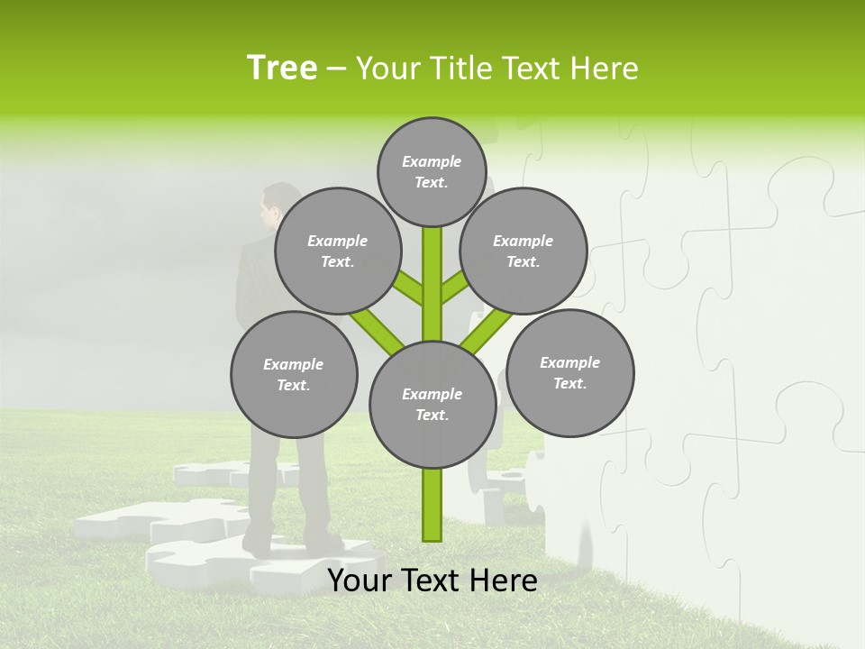 Abstract Fit Help PowerPoint Template