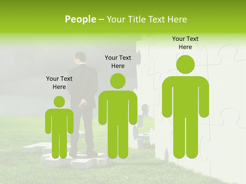 Abstract Fit Help PowerPoint Template