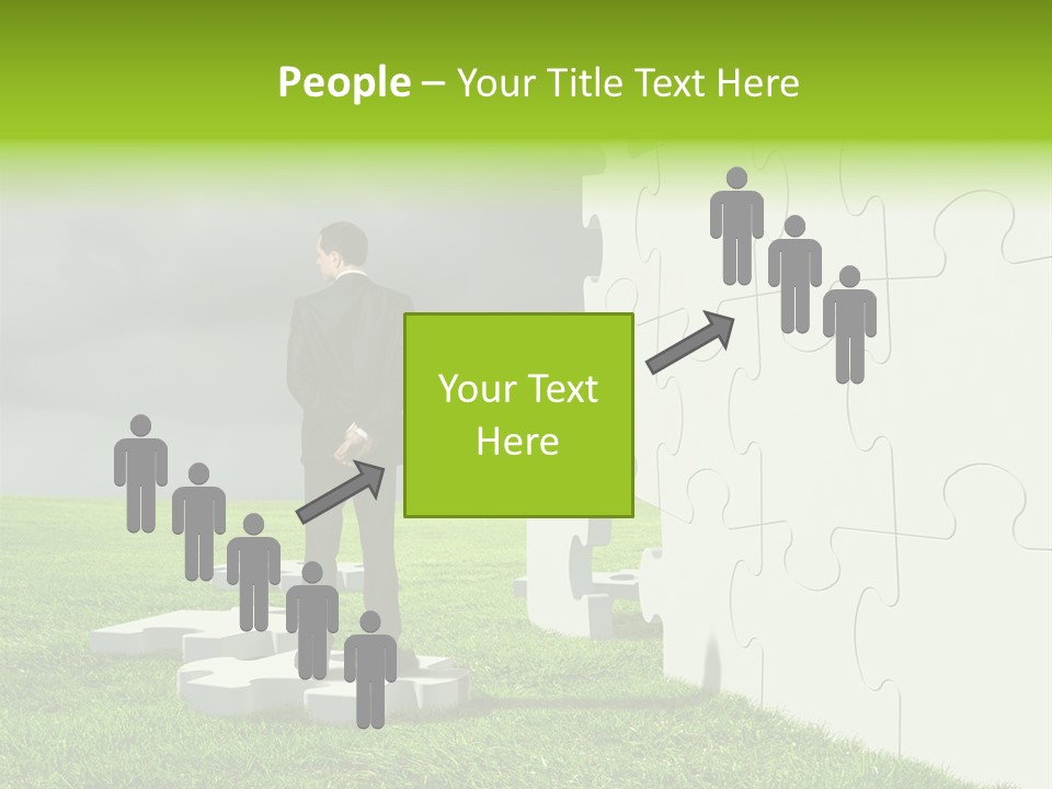 Abstract Fit Help PowerPoint Template