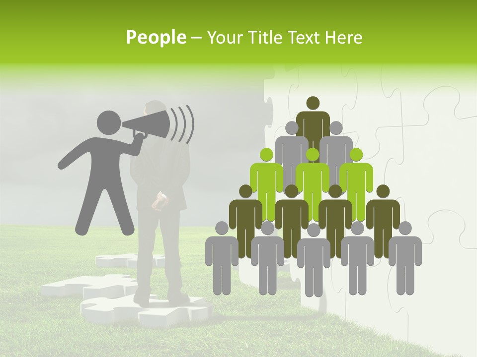 Abstract Fit Help PowerPoint Template