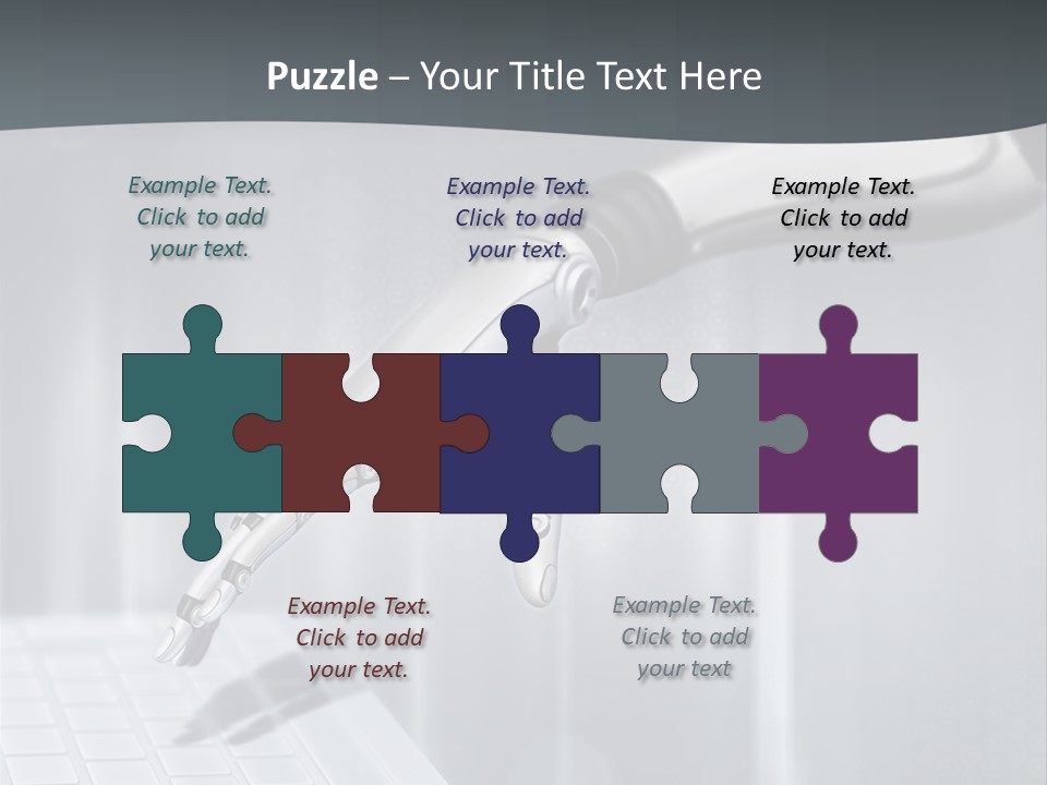 Design Cyborg Blank PowerPoint Template