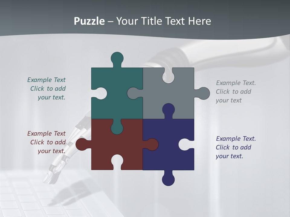 Design Cyborg Blank PowerPoint Template