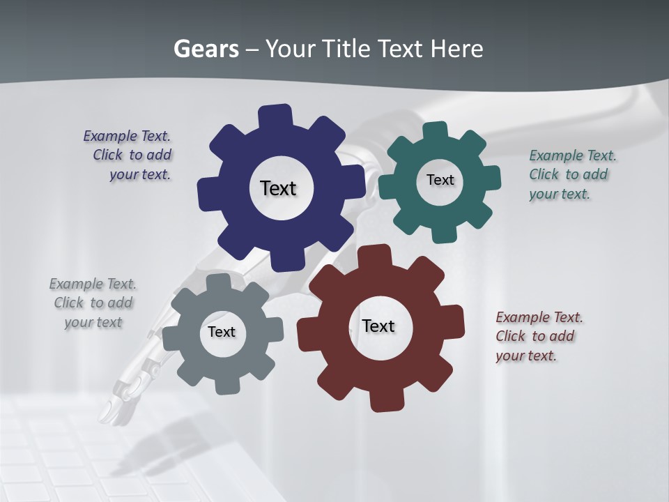 Design Cyborg Blank PowerPoint Template