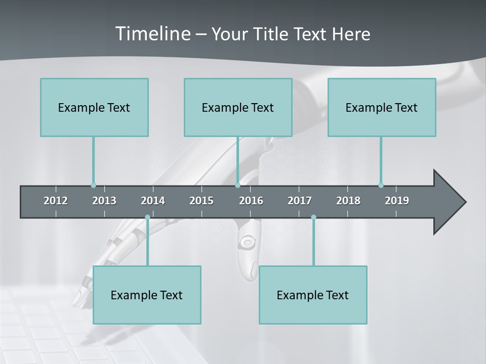 Design Cyborg Blank PowerPoint Template