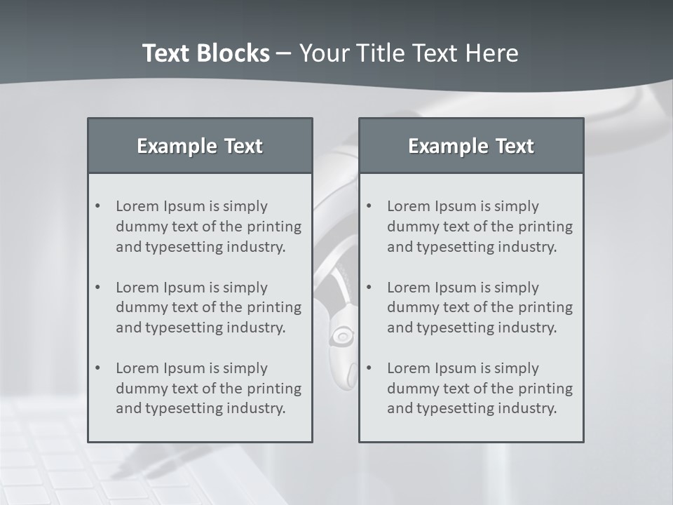 Design Cyborg Blank PowerPoint Template