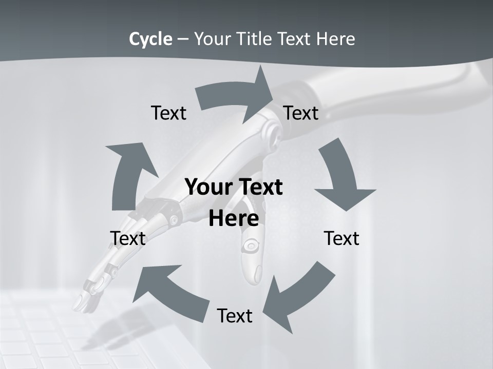 Design Cyborg Blank PowerPoint Template