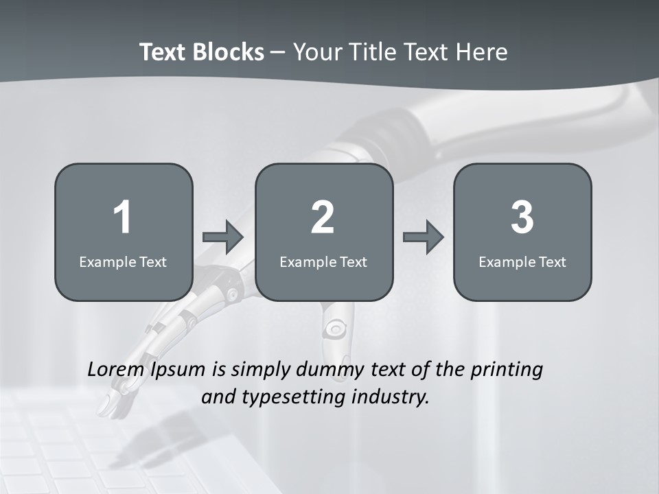Design Cyborg Blank PowerPoint Template