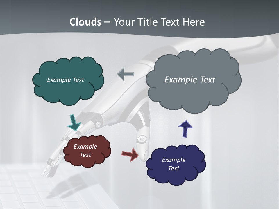 Design Cyborg Blank PowerPoint Template