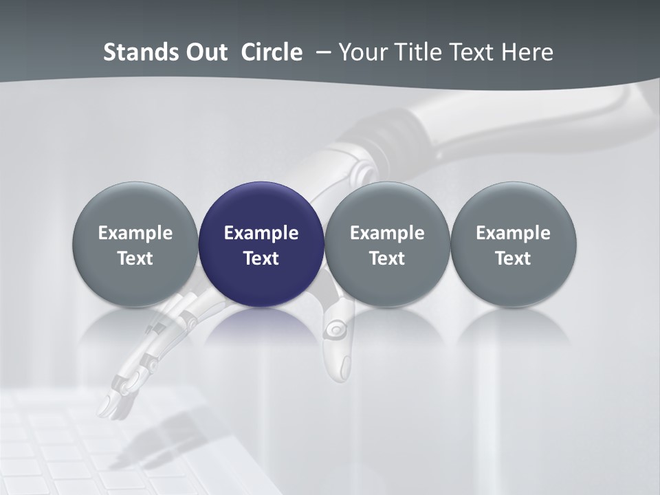 Design Cyborg Blank PowerPoint Template