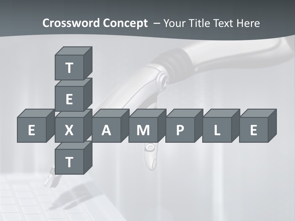 Design Cyborg Blank PowerPoint Template