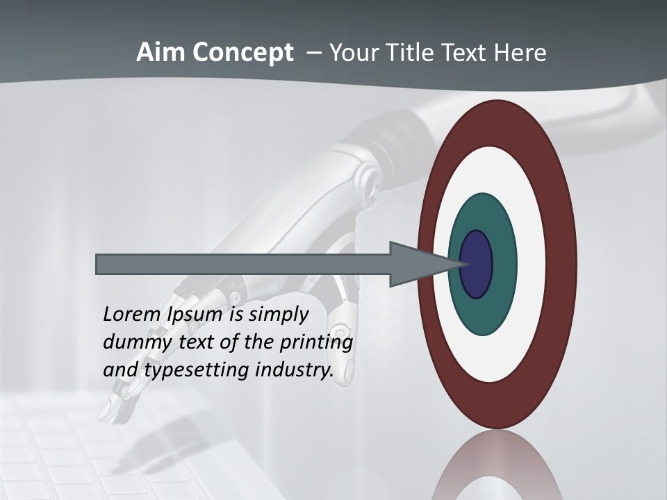 Design Cyborg Blank PowerPoint Template