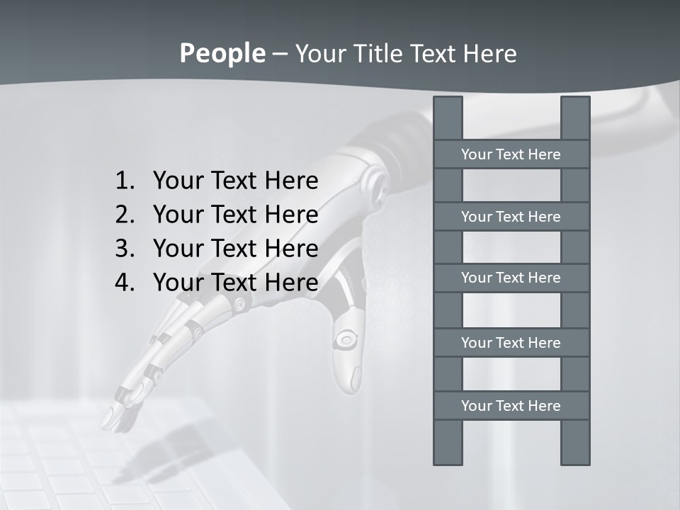 Design Cyborg Blank PowerPoint Template