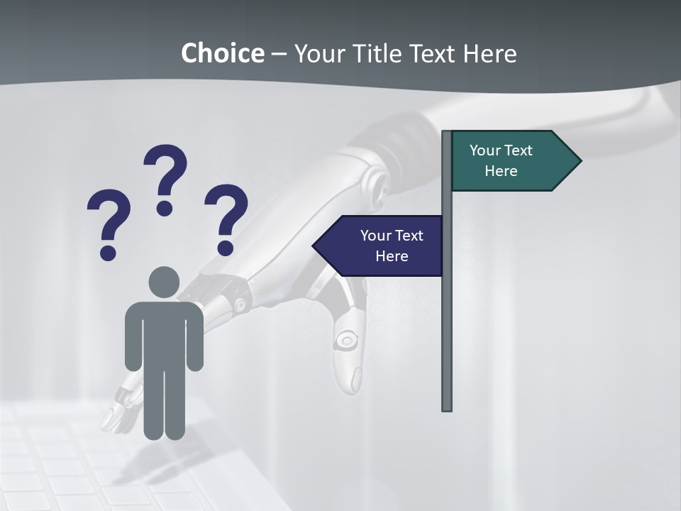 Design Cyborg Blank PowerPoint Template