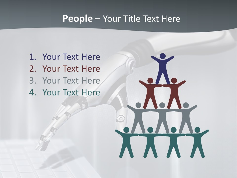 Design Cyborg Blank PowerPoint Template