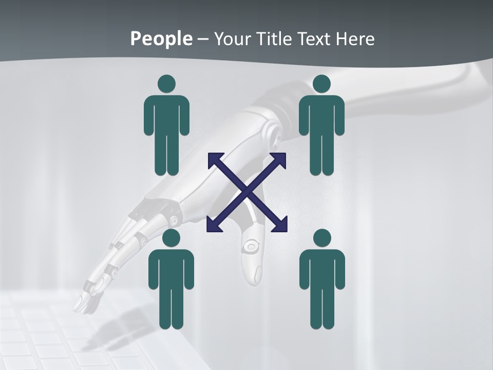 Design Cyborg Blank PowerPoint Template