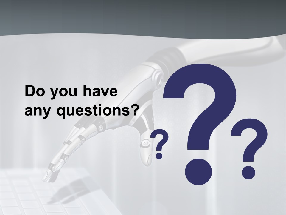 Design Cyborg Blank PowerPoint Template