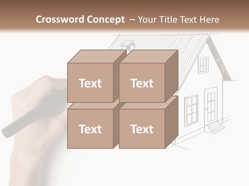 Sketching Education Pencil PowerPoint Template