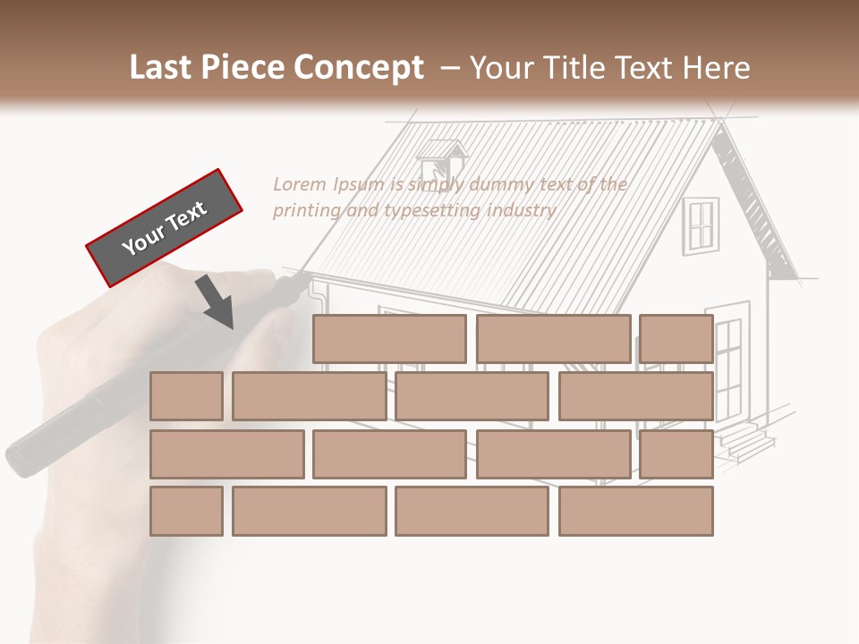 Sketching Education Pencil PowerPoint Template