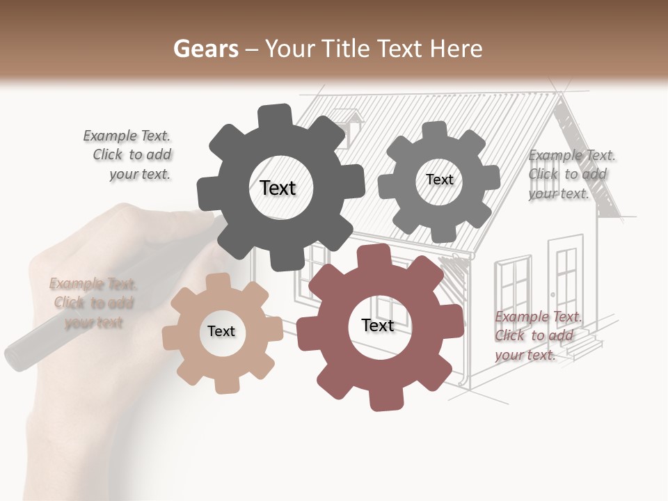 Sketching Education Pencil PowerPoint Template
