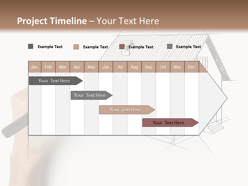 Sketching Education Pencil PowerPoint Template