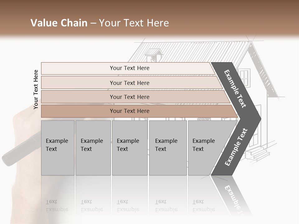 Sketching Education Pencil PowerPoint Template