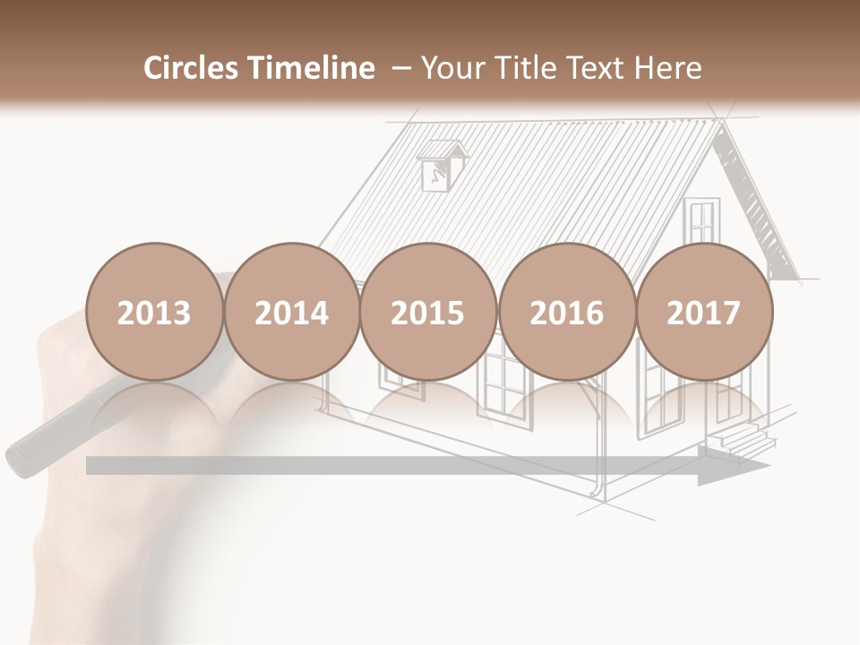 Sketching Education Pencil PowerPoint Template