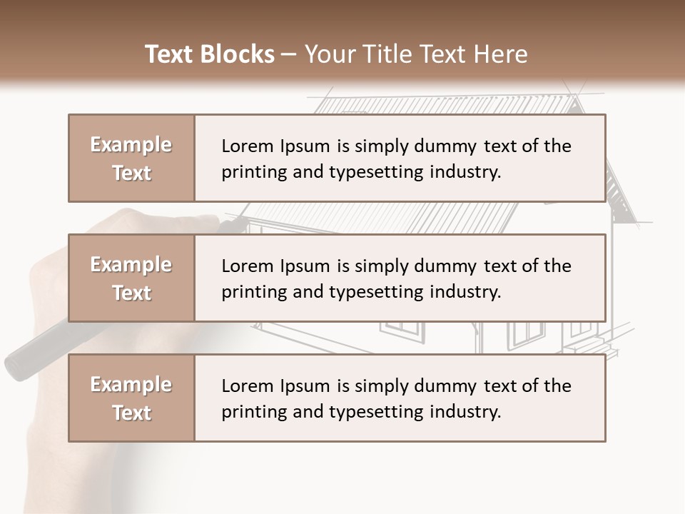 Sketching Education Pencil PowerPoint Template