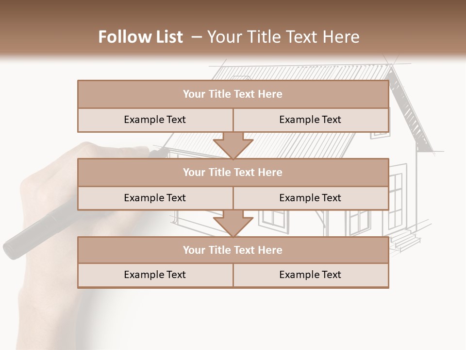 Sketching Education Pencil PowerPoint Template