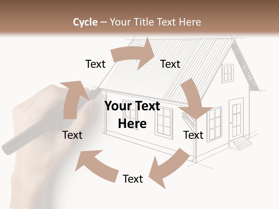 Sketching Education Pencil PowerPoint Template