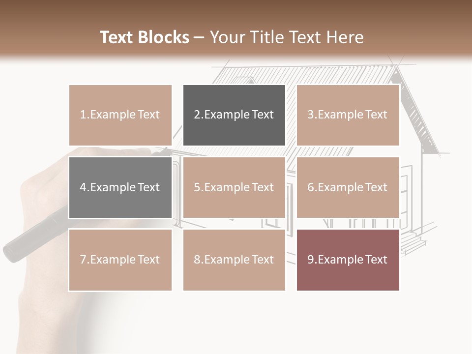 Sketching Education Pencil PowerPoint Template