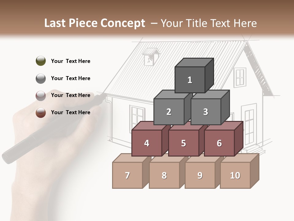 Sketching Education Pencil PowerPoint Template