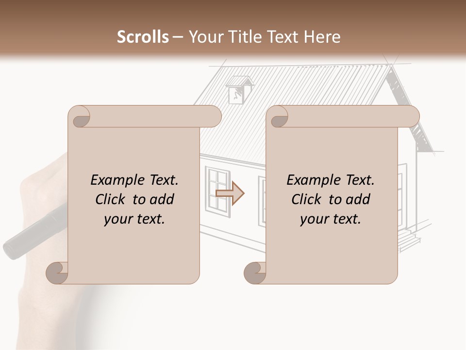 Sketching Education Pencil PowerPoint Template