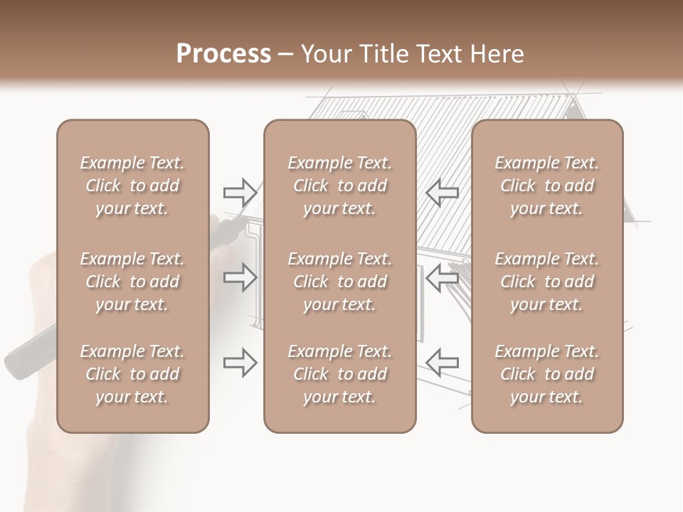 Sketching Education Pencil PowerPoint Template