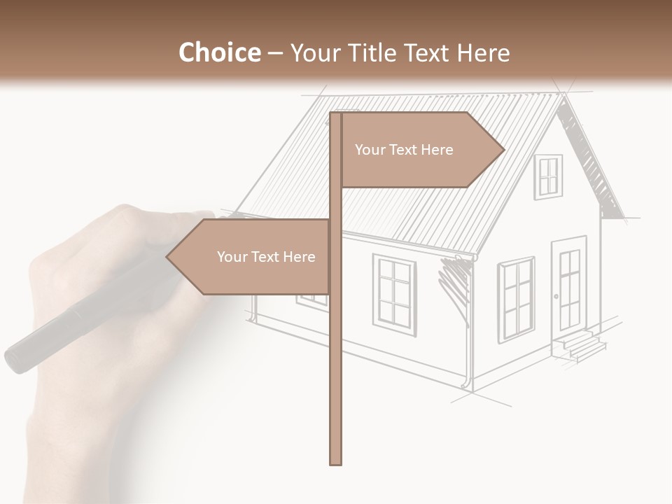 Sketching Education Pencil PowerPoint Template