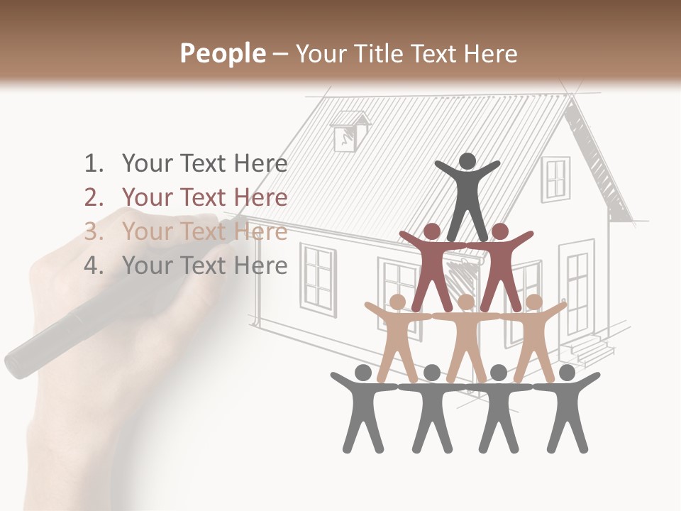 Sketching Education Pencil PowerPoint Template