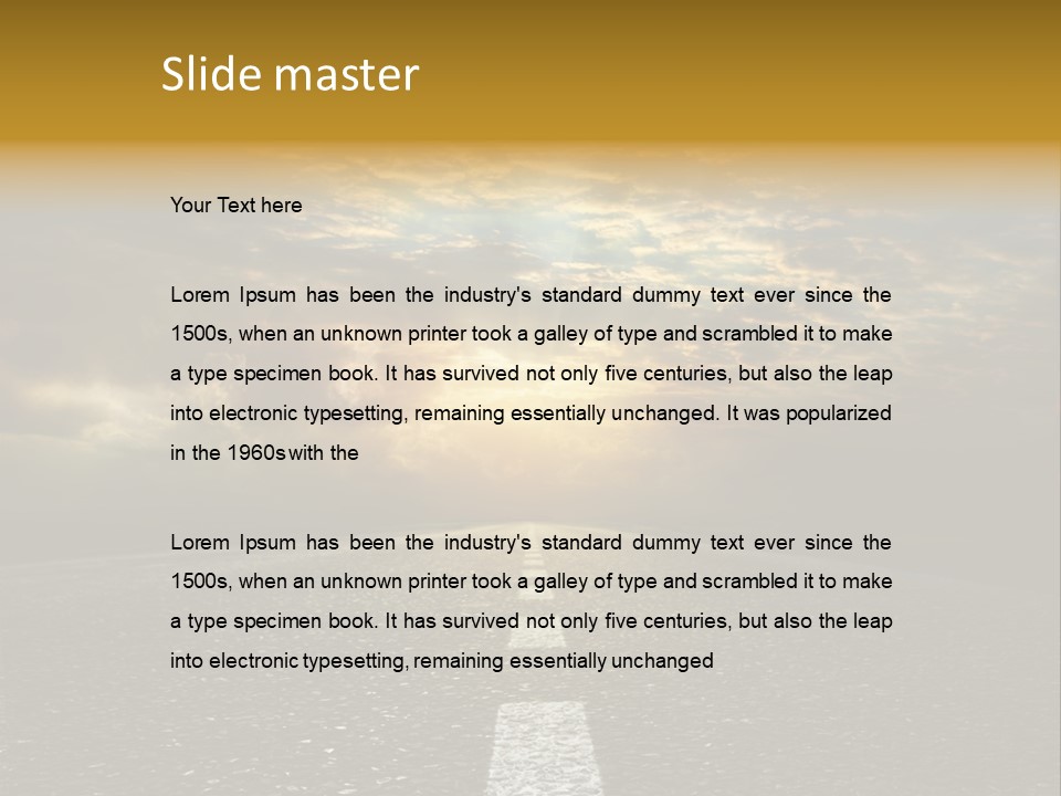 Motion Nature Fast PowerPoint Template