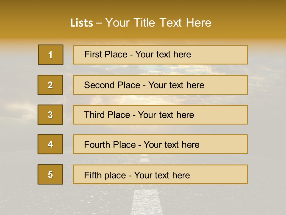 Motion Nature Fast PowerPoint Template