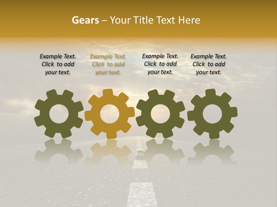 Motion Nature Fast PowerPoint Template