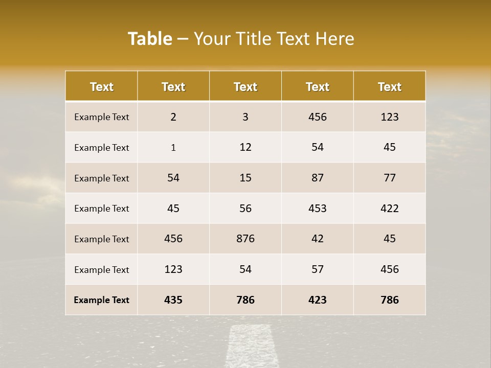 Motion Nature Fast PowerPoint Template