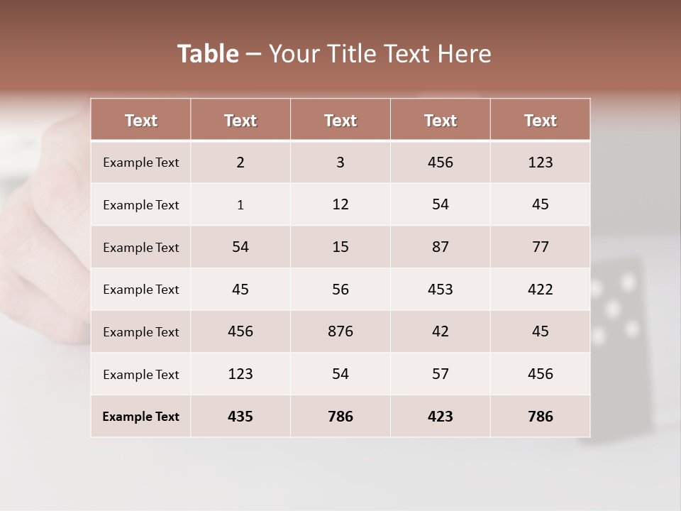Object Reflection Risk PowerPoint Template