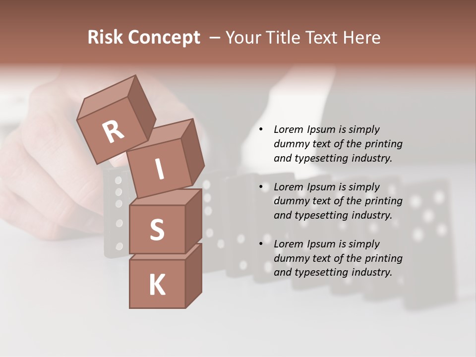 Object Reflection Risk PowerPoint Template