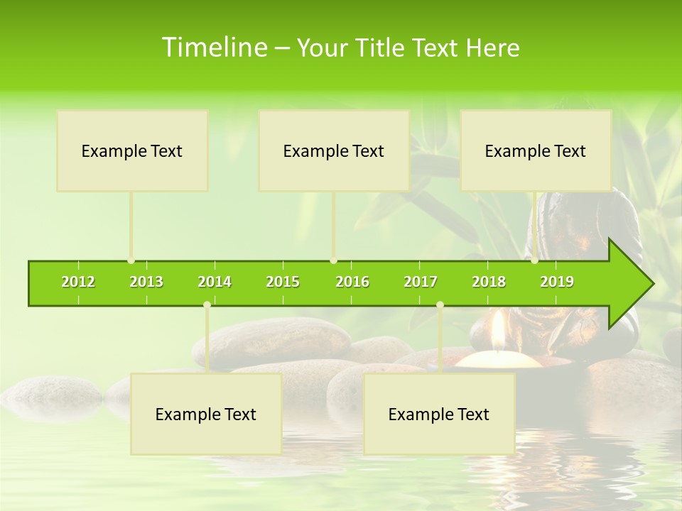 Statue Praying Thailand PowerPoint Template