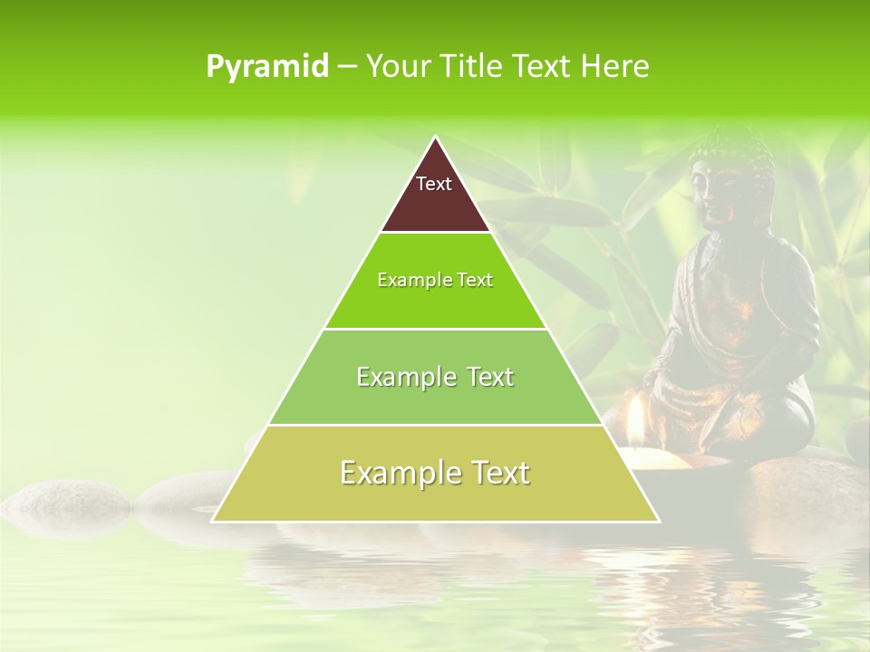 Statue Praying Thailand PowerPoint Template