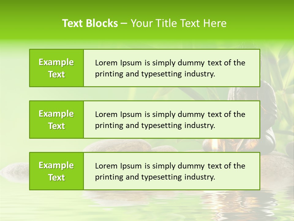 Statue Praying Thailand PowerPoint Template