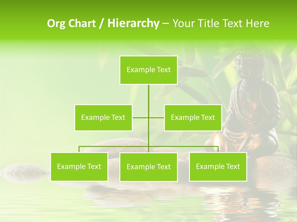 Statue Praying Thailand PowerPoint Template