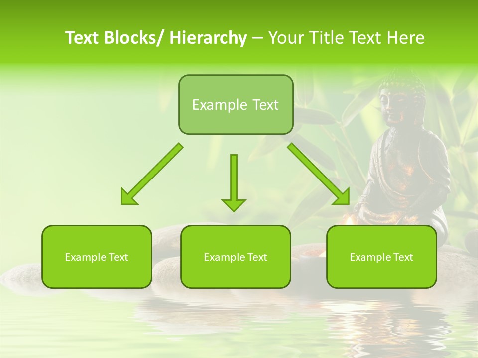 Statue Praying Thailand PowerPoint Template